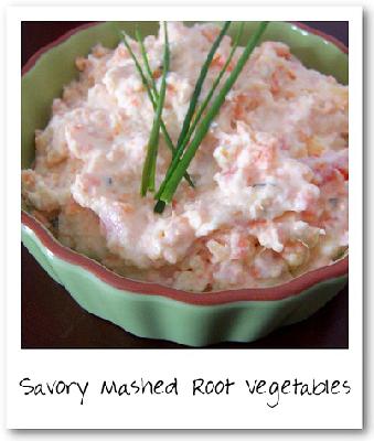 Savory Mashed Root Vegetables