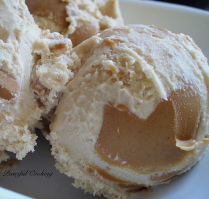 Peanut Butter and Maple Ice Cream