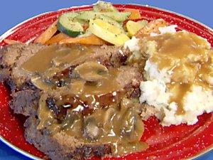Collucci Bros. Meatloaf with Brown Gravy