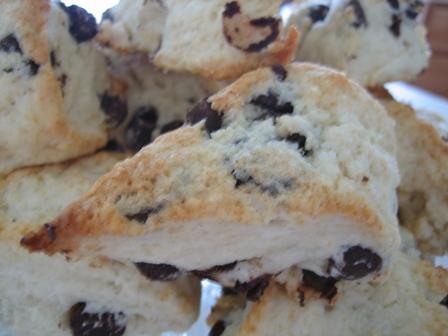 Hersheys Special Dark Chocolate Chip Scones