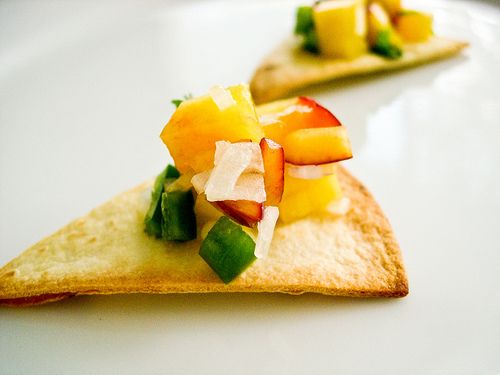 Sweet & Spicy Peach Salsa