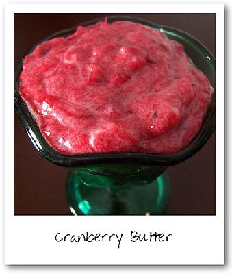 Super Easy Cranberry Butter