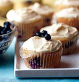 Lemon-scented Blueberry Cupcakes