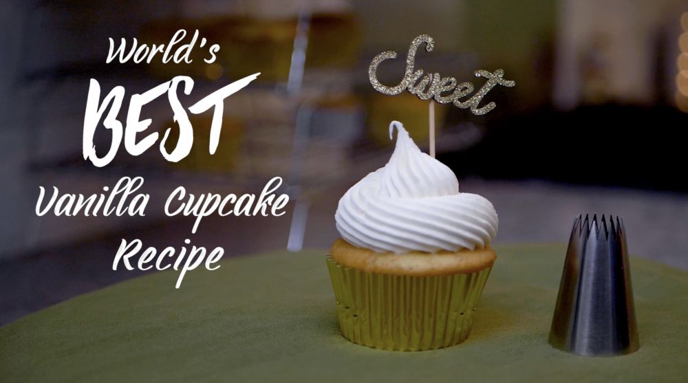 World's Best Vanilla Cupcake Recipe