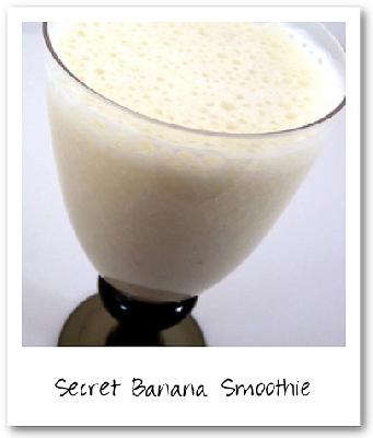Secret Banana Smoothies