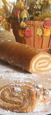 Pumpkin Molasses Mousse Roll