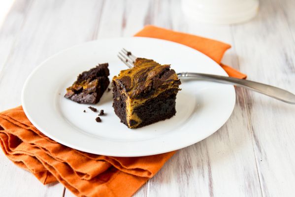 Pumpkin Cheesecake Brownies